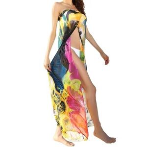 Colorful Women's Swim Cover-Up
